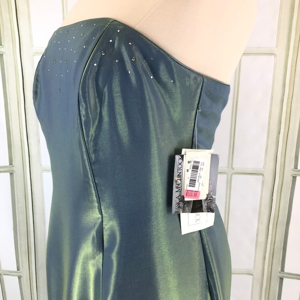 Scott McClintock Strapless Fit Flare Evening Dress - Picture 7 of 8